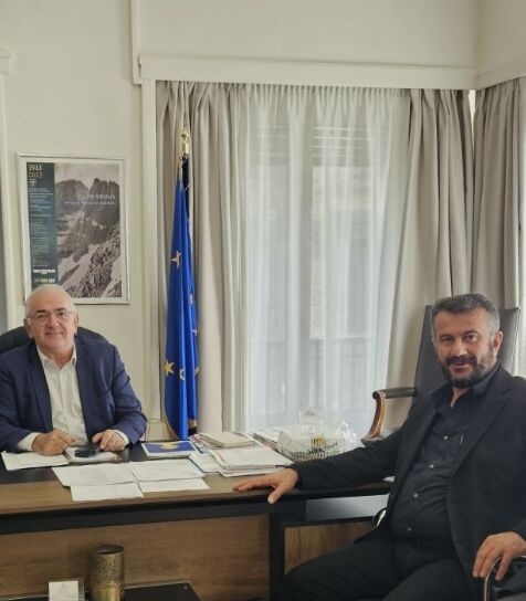 Συνάντηση Δημάρχου Γόρτυνας Μιχάλη Κοκολάκη με τον Γ.Γ. Αυτοδιοίκησης & Αποκέντρωσης Σάββα Χιονίδη