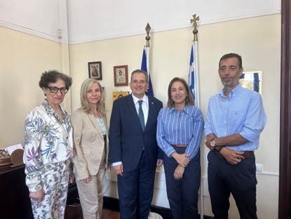 Συνάντηση της Γραμματέως Αποκεντρωμένης Διοίκησης Κρήτης με το Γενικό Γραμματέα Ιθαγένειας του Υπουργείου Εσωτερικών