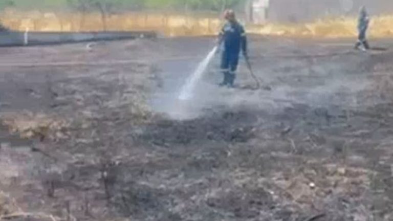 Βίντεο από την κατάσβεση της φωτιάς στη Σταμάτα - Οριοθετήθηκε σε 15 λεπτά