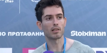 Απολαυστικός Τεντόγλου και ανικανοποίητος παρά το πανελλήνιο ρεκόρ