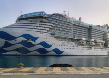 Χανιά: «Έδεσε» στη Σούδα το Sun Princess με 5.000 επιβάτες