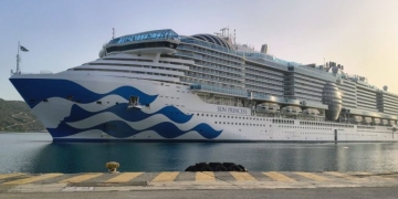 Χανιά: «Έδεσε» στη Σούδα το Sun Princess με 5.000 επιβάτες