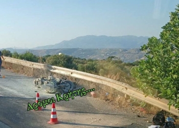Χανιά: Νεκρός 33χρονος αξιωματικός της Πολεμικής Αεροπορίας μετά από σύγκρουση μηχανής με απορριμματοφόρο