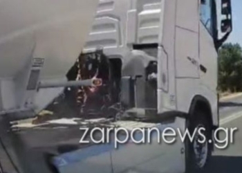 Χανιά: Προσπέραση βυτιοφόρου με ιλιγγιώδη ταχύτητα έξω από το αεροδρόμιο - Δείτε βίντεο