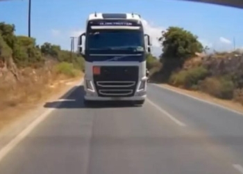Χανιά: Συνελήφθη ο οδηγός του βυτιοφόρου για την επικίνδυνη προσπέραση