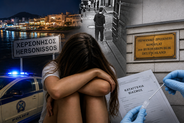 Χερσόνησος: 19χρονη κατήγγειλε τον βιασμό της, «ενεργοποίησε» τις Γερμανικές Αρχές – Αναζητείται ο δράστης