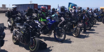 Έφτασαν στη Ρόδο οι 34 Κύπριοι μοτοσικλετιστές για τις εκδηλώσεις μνήμης Ισαάκ και Σολωμού