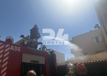 Φωτιά στην Αμμουδάρα: Η επέμβαση της Πυροσβεστικής απέτρεψε τα χειρότερα – Φωτογραφίες