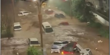 Η Κίνα αντιμέτωπη με καταστροφικές πλημμύρες λόγω του τυφώνα Μπάβι