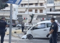Ηράκλειο: Τροχαίο με το… καλημέρα – Αυτοκίνητο «καρφώθηκε» σε κολόνα