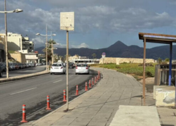 Ηράκλειο: Ξανά κολωνάκια στην παραλιακή