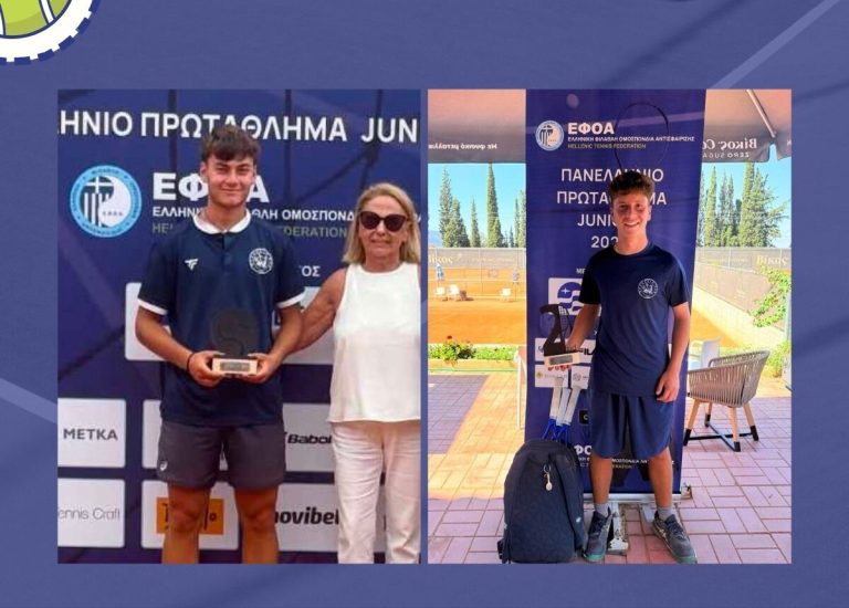 Με πρωταγωνιστές τους Τρούλη και Ζαβουργιανό, το «ΗΡΑΚΛΕΙΟ» Ο.Α.Α. ξεχώρισε στο Πανελλήνιο Πρωτάθλημα Τένις 2026