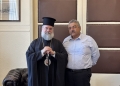Με τον Νίκο Καλογερή συναντήθηκε ο Μητροπολίτης Κυδωνίας και Αποκορώνου Τίτος