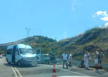 Μεσαρά: Τροχαίο στον κόμβο της Αγίας Βαρβάρας – Στο νοσοκομείο ένα άτομο