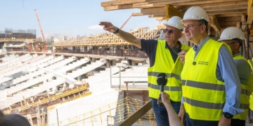 Ο Κωστής Χατζηδάκης επιθεώρησε τα έργα στον Βοτανικό: «Ο Παναθηναϊκός θα παίξει στο γήπεδο αυτό στo πρωτάθλημα 2027-28»