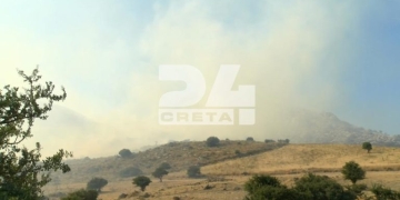 Οριοθετήθηκε η πυρκαγιά στο Μελιδοχώρι Ηρακλείου: «Μάχη» με τις διάσπαρτες εστίες