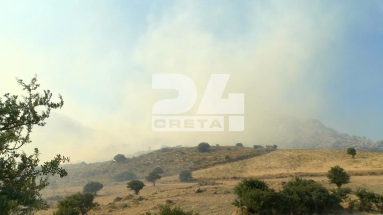 Οριοθετήθηκε η πυρκαγιά στο Μελιδοχώρι Ηρακλείου: «Μάχη» με τις διάσπαρτες εστίες
