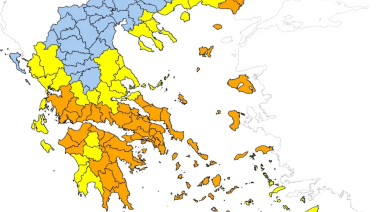 Πολύ υψηλός κίνδυνος πυρκαγιάς σήμερα σε Αττική, Κρήτη και ακόμη 11 περιοχές