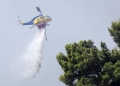 Πυρκαγιά στα Βορίζια – Μήνυμα από το 112, σηκώθηκαν εναέρια