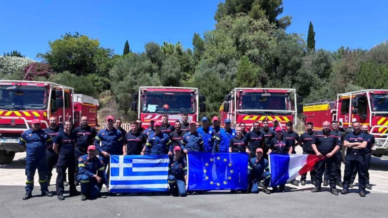 Σε 2 δασικές πυρκαγιές στη Γαλλία επιχείρησε η ελληνική ομάδα δασοπυρόσβεσης