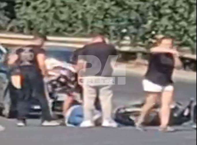 Σοβαρό τροχαίο στο Ηράκλειο: ΙΧ συγκρούστηκε με μηχανή – Στο οδόστρωμα o αναβάτης!