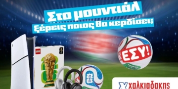 Στα Super Market Χαλκιαδάκης και στο Mundial ξέρεις ποιος θα κερδίσει; Εσύ!