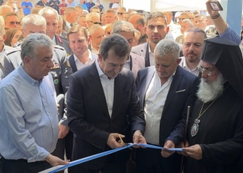 Στη Μεσαρά ο Μιχάλης Χρυσοχοΐδης – Εγκαινίασε τη νέα Υποδιεύθυνση Αστυνομίας