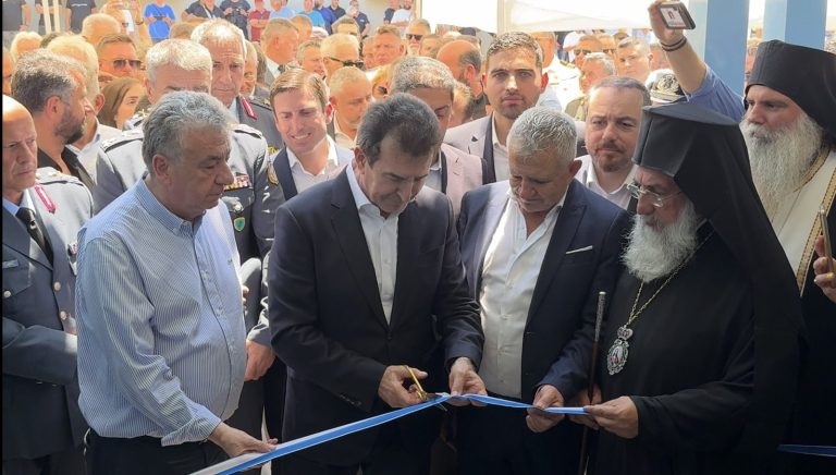 Στη Μεσαρά ο Μιχάλης Χρυσοχοΐδης – Εγκαινίασε τη νέα Υποδιεύθυνση Αστυνομίας