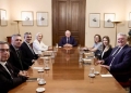 Στη συνάντηση με τον Κωνσταντίνο Τασούλα η Μαρία Κοζυράκη