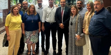 Στην σύσκεψη με τον Υπουργό Ηλεκτρονικής Διακυβέρνησης Δημήτρη Παπαστεργίου ο Νίκος Καλογερής