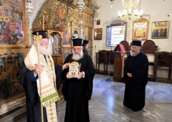 Στο Ηράκλειο ο Πατριάρχης Αλεξανδρείας και πάσης Αφρικής κ.κ. Θεόδωρος – Επισκέφτηκε την Ιερά Αρχιεπισκοπή Κρήτης και τον Άγιο Μηνά