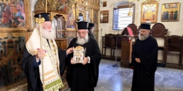 Στο Ηράκλειο ο Πατριάρχης Αλεξανδρείας και πάσης Αφρικής κ.κ. Θεόδωρος – Επισκέφτηκε την Ιερά Αρχιεπισκοπή Κρήτης και τον Άγιο Μηνά