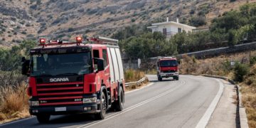 Σύλληψη στη Χίο για πυρκαγιά από αμέλεια κατά τη χρήση θαμνοκοπτικού μηχανήματος