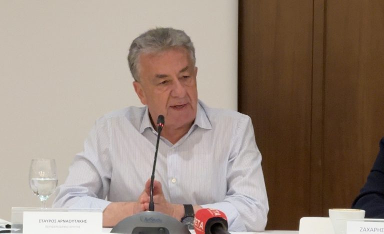 Συλλυπητήρια Αρναουτάκη για την απώλεια της Μαρίας Αντωνογιαννάκη