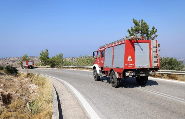 Συναγερμός για φωτιά κοντά στις αρχαιότητες της Κνωσού – Εκκενώθηκε ο αρχαιολογικός χώρος