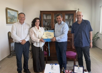 Συνάντηση του Αντιπεριφερειάρχη Λασιθίου Γιάννη Ανδρουλάκη με την Πρέσβειρα της Δημοκρατίας της Αλβανίας στην Ελλάδα