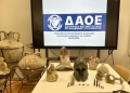 Συνελήφθη 71χρονος - Βρέθηκαν σε χώρους του αμφορείς, περικεφαλαία, αγγεία, drone και ξίφος
