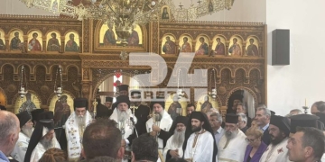 Το ύστατο «αντίο» στον Παντελή Διαμαντάκη – Τα λόγια του Αρχιεπισκόπου Ευγενίου στην κηδεία του 25χρονου πυροσβέστη
