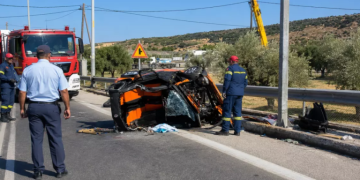 Τραγωδία στη Λέσβο: Νεκρές δύο γυναίκες σε τροχαίο στον δρόμο Παναγιούδας – Μόριας