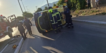 Τροχαίο με ασθενοφόρο του ΕΚΑΒ στα Χανιά: Η ανακοίνωση του Σωματείου Εργαζομένων