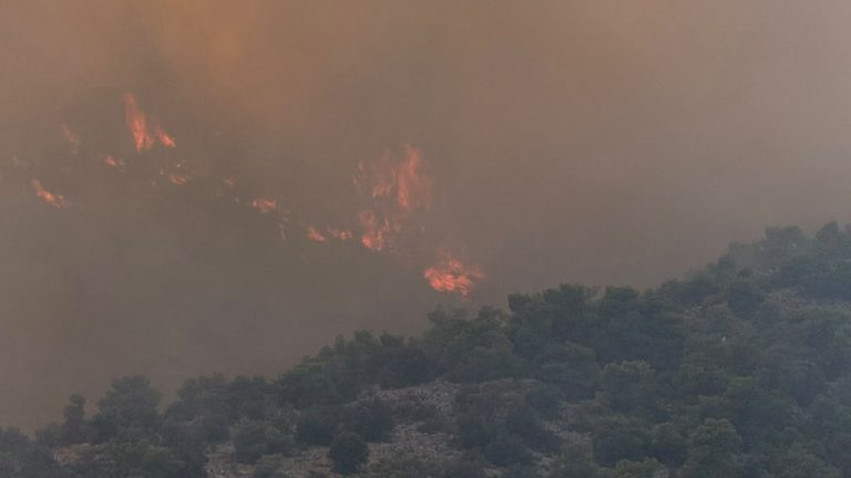 Βελτιωμένη η εικόνα της φωτιάς στο Ποικίλο Όρος - Εκκενώθηκαν Αφαία και Άνω Δάσος Χαϊδαρίου - Σε επιφυλακή για το ψυχιατρικό νοσοκομείο στο Δαφνί (Βίντεο)