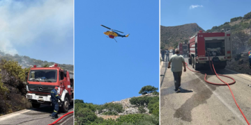 Βελτιωμένη η εικόνα των πυρκαγιών στην Κρήτη – Υπό έλεγχο τα μέτωπα σε Ιεράπετρα, Βιάννο και Μαλεβίζι