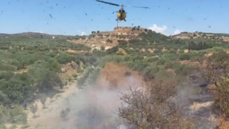 Υπό έλεγχο η φωτιά στο Ίνι Ηρακλείου