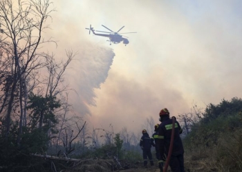 Υπό έλεγχο οι δύο πυρκαγιές στα Κουφάλια Θεσσαλονίκης