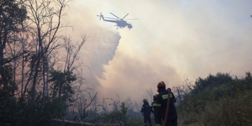 Υπό έλεγχο οι δύο πυρκαγιές στα Κουφάλια Θεσσαλονίκης