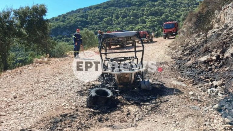 Από φωτιά σε τετράτροχο ξεκίνησε η πυρκαγιά στον Μαραθιά Ζακύνθου