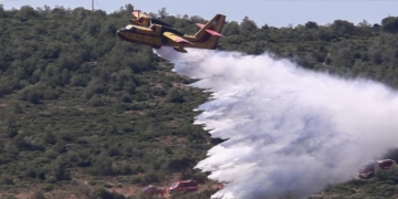 Χωρίς ενεργό μέτωπο η πυρκαγιά σε χαμηλή βλάστηση στην περιοχή Σταθαίικα Άργους