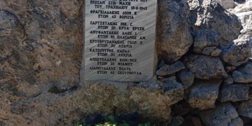 Εκδήλωση μνήμης για τους ήρωες που έπεσαν στην μάχη στο Τραχήλι