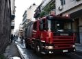 Φωτιά σε εγκαταλελειμμένο κτήριο στο Μοσχάτο