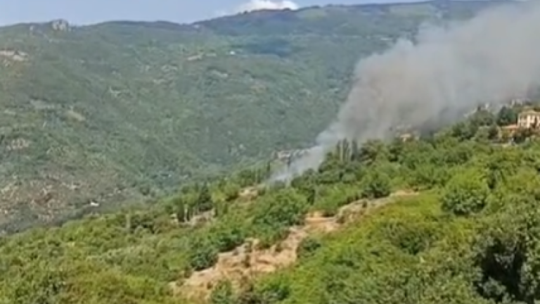 Φωτιά στον Άγιο Λαυρέντιο στο Πήλιο - Επιχειρούν εναέρια μέσα - Δείτε βίντεο